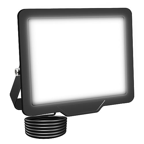 RIGIDON LED Strahler Außen 20W 2000LM LED Scheiwerfer 6000K Kaltweiß IP66 Wasserdicht Außenstrahler fluter Aussenstrahler Außenstrahler außenlampe für Hinterhof Auffahrt Türen Garage Flur Garten von RIGIDON