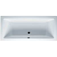 Riho - Lusso Rechteck-Badewanne, Einbau, 2-Sitzer, weiß, B013001005 von RIHO