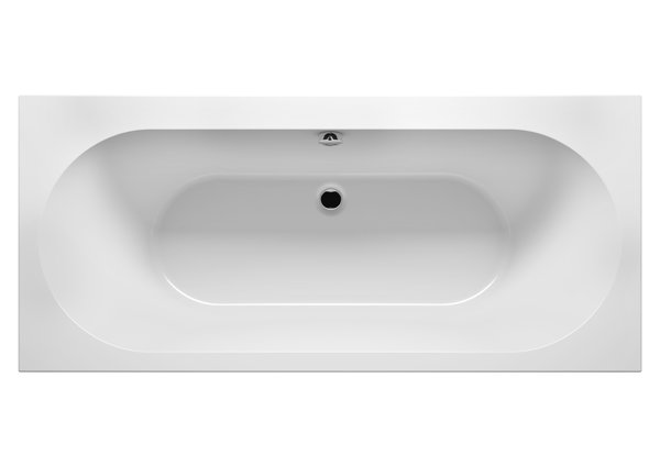 RIHO Carolina Rechteck-Badewanne, Einbau, 1-Sitzer, weiß, B05, Ausführung: 170x80x53cm, Nutzinhalt: 190 Liter von RIHO