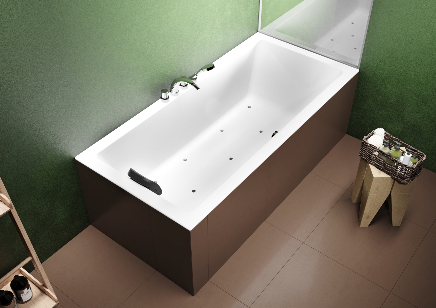 RIHO Lugo Rechteck-Badewanne, Version rechts, mit Air-System, Einbau, 2-Sitzer, weiß, B132003005 RIHO Lugo Rechteck-Badewanne, Version rechts, mit Air-System, Einbau, 2-Sitzer, weiß, B132003005 von RIHO