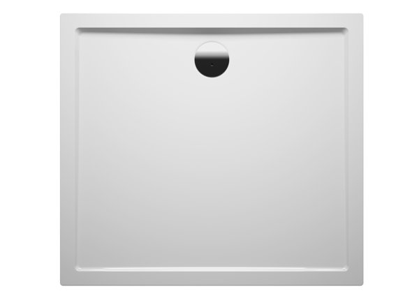 RIHO Sion Rechteck-Duschwanne, weiß glänzend, Ablauf 90mm, ohne Füße und Schürze, D0030, Ausführung: 1000x800x45/25mm von RIHO