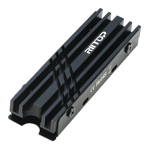 RIITOP M.2 Kühlkörper NVME NGFF 2280 SSD Kühlkörper, M.2 SSD Kühlkörper mit thermischem Silikon Pad, Unterstützung einseitig und doppelseitig M.2 SSD, für Desktop PC Computer RIITOP M.2 Kühlkörper NVME NGFF 2280 SSD Kühlkörper, M.2 SSD Kühlkörper mit thermischem Silikon Pad, Unterstützung einseitig und doppelseitig M.2 SSD, für Desktop PC Computer von RIITOP
