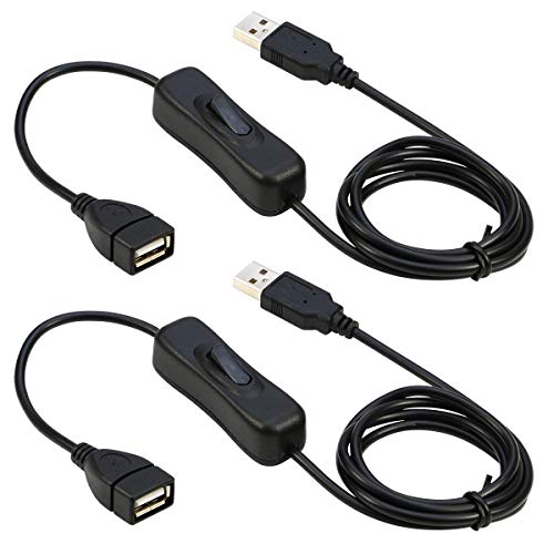 RIITOP USB-Verlängerungskabel mit An- / Ausschalter, unterstützt Daten und Stromzufuhr, 1 m, kompatibel mit USB-Headset, USB-Schreibtischlampe, USB-Ventilator, LED-Streifen RIITOP USB-Verlängerungskabel mit An- / Ausschalter, unterstützt Daten und Stromzufuhr, 1 m, kompatibel mit USB-Headset, USB-Schreibtischlampe, USB-Ventilator, LED-Streifen von RIITOP