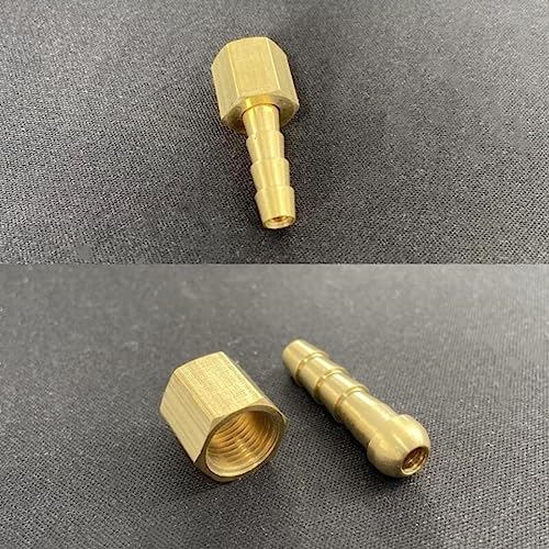 6 mm 8 mm 10 mm Schlauchtülle x M10 M12 M14 M16 metrisches Innengewinde Messingrohrverschraubung Kupplungsstecker-Adapter-M16 x 1,5 auf 10 mm von RIJPEX