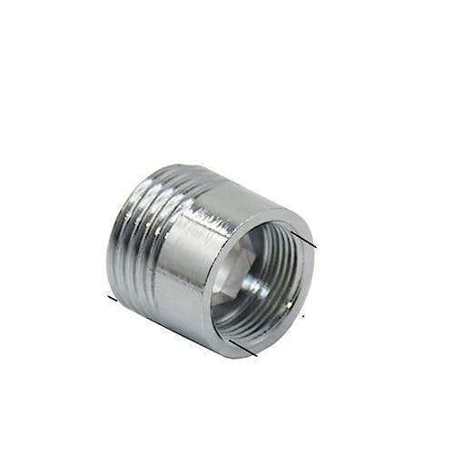 Silber M16 M18 M24 M28 auf 1/2 Außengewindeanschluss Messing Wasserhahn Bubbler Gewinde Kupferbeschläge 1 Stück-1I2 x M16 von RIJPEX