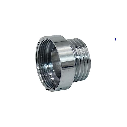 Silber M16 M18 M24 M28 auf 1/2 Außengewindeanschluss Messing Wasserhahn Bubbler Gewinde Kupferbeschläge 1 Stück-1I2 x M24 von RIJPEX