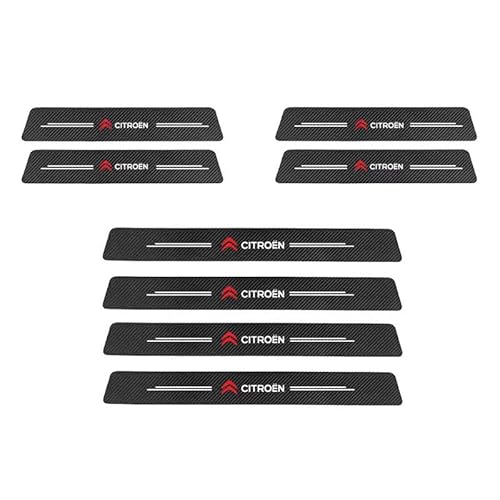 RIKCAT Auto Einstiegsleisten Schutz für Citroen SpaceTourer XL, Türschweller Aufkleber Kohlefaser Türeinstiegsschutz Schutzfolie Kratzfeste Lackschutz Auto Tuning Zubehör,8PCS RIKCAT Auto Einstiegsleisten Schutz für Citroen SpaceTourer XL, Türschweller Aufkleber Kohlefaser Türeinstiegsschutz Schutzfolie Kratzfeste Lackschutz Auto Tuning Zubehör,8PCS von RIKCAT