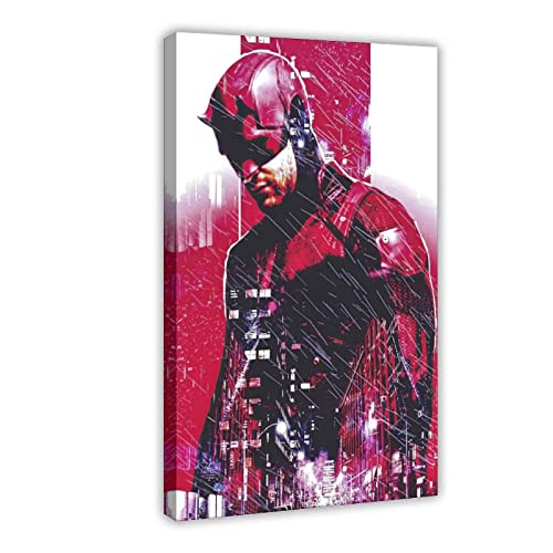 RIKCAT Daredevil Matt Murdock Charlie Filmposter Leinwand Poster Schlafzimmer Dekor Sport Landschaft Büro Zimmer Dekor Geschenk Rahmenstil 40 x 60 cm von RIKCAT