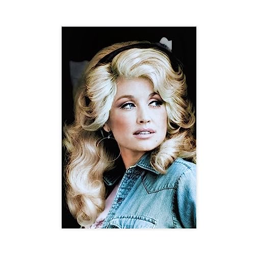 RIKCAT Dolly Parton Leinwand-Poster, Schlafzimmer, Dekoration, Sport, Landschaft, Büro, Raumdekoration, Geschenk, ungerahmt, 30 x 45 cm von RIKCAT