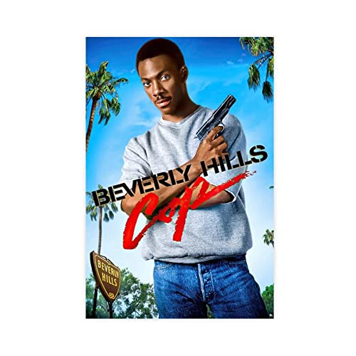 RIKCAT Filmposter Beverly Hills Cop Leinwand Poster Schlafzimmer Dekor Sport Landschaft Büro Zimmer Dekor Geschenk ungerahmt 30 x 45 cm von RIKCAT