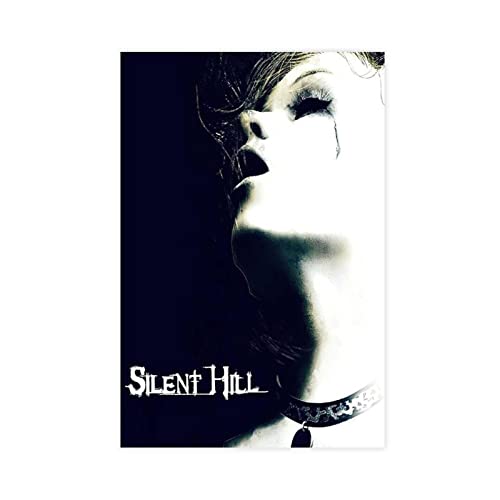 RIKCAT Filmposter "Silent Hill", Leinwand-Poster, Wandkunst, Dekordruck, Bild, Gemälde für Wohnzimmer, Schlafzimmer, Dekoration, ungerahmt, 20 x 30 cm von RIKCAT