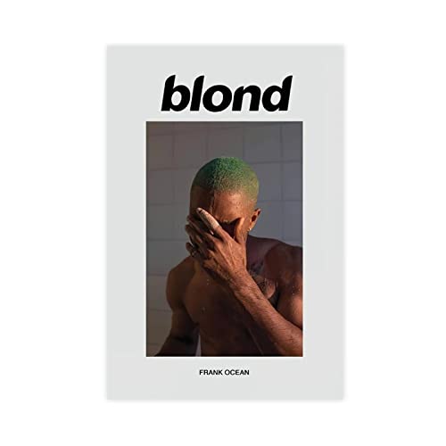 RIKCAT Frank Ocean Poster, blondes Leinwand-Poster, Schlafzimmer, Dekoration, Sport, Landschaft, Büro, Raumdekoration, Geschenk, ungerahmt, 30 x 45 cm von RIKCAT