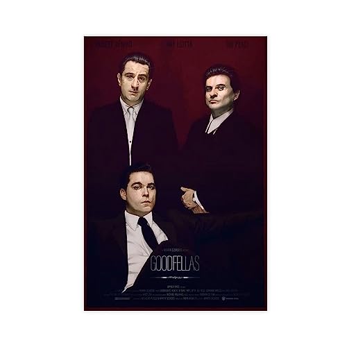 RIKCAT Goodfellas Filmposter 3 Leinwand Poster Wandkunst Dekor Druck Bild Gemälde für Wohnzimmer Schlafzimmer Dekoration ungerahmt 20 x 30 cm von RIKCAT