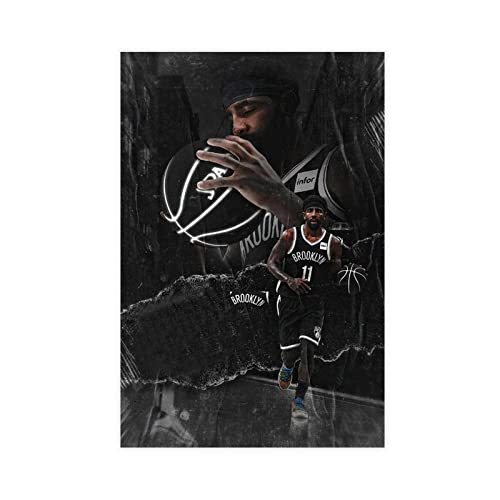 RIKCAT Kyrie Irving Poster Leinwand Poster Wandkunst Dekor Druck Bild Gemälde für Wohnzimmer Schlafzimmer Dekoration ungerahmt 60 x 90 cm von RIKCAT