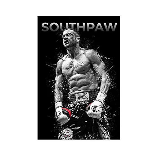 RIKCAT Southpaw Leinwand-Poster, Wandkunst, Dekordruck, Bild, Gemälde für Wohnzimmer, Schlafzimmer, Dekoration, ungerahmt, 50 x 75 cm von RIKCAT