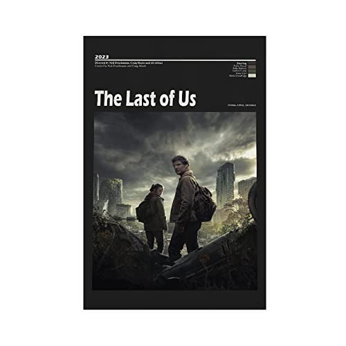 RIKCAT The Last of Us in The Doomsday Genre Leinwandposter Schlafzimmer Dekor Sport Landschaft Büro Zimmer Dekor Geschenk Unrahmen-Stil 50 x 75 cm von RIKCAT