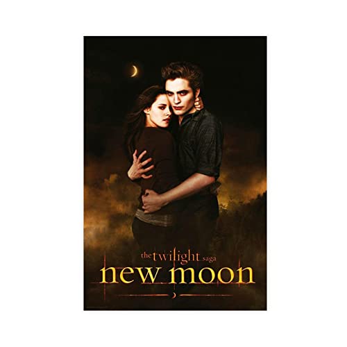 RIKCAT Twilight New Moon Moive Poster, Leinwand, Poster, Schlafzimmer, Dekoration, Sport, Landschaft, Büro, Raumdekoration, Geschenk, ungerahmt, 30 x 45 cm von RIKCAT