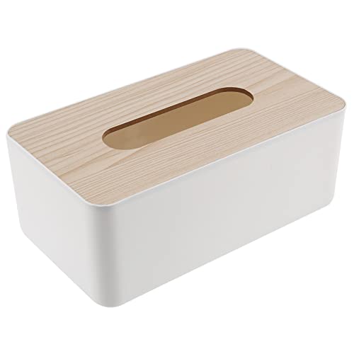 RIKEL Taschentuch Box Deckel Papier Box Massiv Servietten Halter Box Einfache und Modische Taschentuch Box von RIKEL