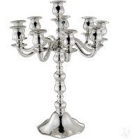 Kerzenleuchter - Hammerschlag, 2, 1 Kg Für 10 Kerzen Aus 925 Sterling Silber, Made in Italy, Mit Echtheitszertifikat von RILEGJewellery