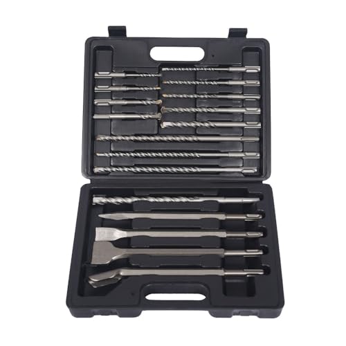 17tlg. Steinbohrer-Set Bohrer Meißel Bohrhammer Betonbohrer von RILOOP