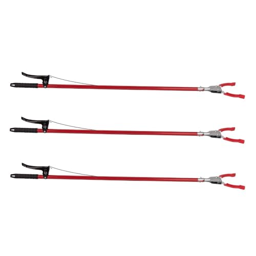 3x Greifzange Müllgreifer Aufhebehilfe 92cm lang Abfall Picker Kralle Arm Hand von RILOOP