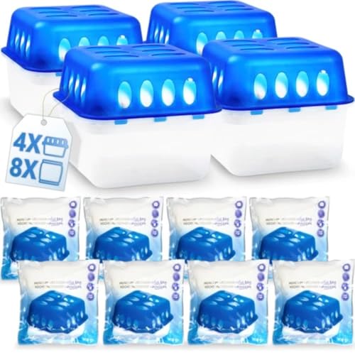 4x Box Luftentfeuchter 8x 400g Beutel Granulat Raum Entfeuchter Stopper Trockner 4x Box Luftentfeuchter 8x 400g Beutel Granulat Raum Entfeuchter Stopper Trockner von RILOOP
