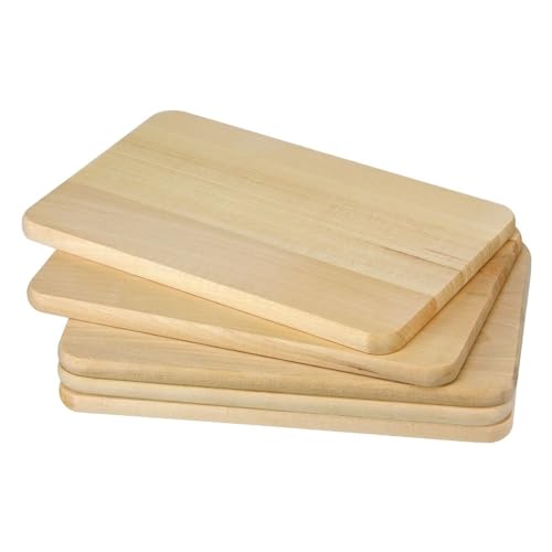 5x Frühstücksbrettchen Holz Holzbrettchen Schneidebrett Frühstücksbrett Brett von RILOOP