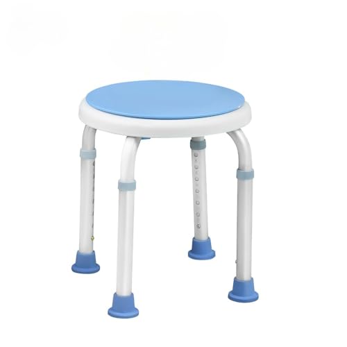 Duschstuhl 360° Drehbar Duschsitz Badestuhl Duschhocker Badezimmerstuhl 7-Fach von RILOOP