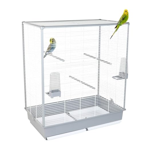 Großer Vogelkäfig Wellensittich Kanarien Papagei Käfig Vogelbauer 70 x 40 x 80 Großer Vogelkäfig Wellensittich Kanarien Papagei Käfig Vogelbauer 70 x 40 x 80 von RILOOP