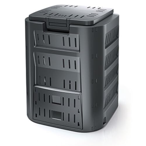 Komposter Kompostbehälter Gartenkomposter Thermokomposter Schwarz 220L oder 320L (220L) von RILOOP