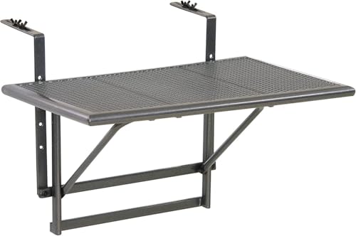 RILOOP Balkonhängetisch Gartentisch Balkontisch Hängetisch klappbar 60x40x56cmTisch von RILOOP