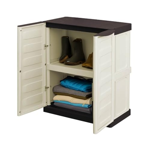 RILOOP Gartenschrank Kunststoff Balkon Schrank Wasserdicht Haushaltsschrank Werkstatt von RILOOP