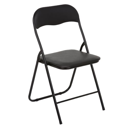 RILOOP Klappstuhl Klappstühle Kunstleder Besucherstuhl Gartenstuhl schwarz tragbar PVC RILOOP Klappstuhl Klappstühle Kunstleder Besucherstuhl Gartenstuhl schwarz tragbar PVC von RILOOP