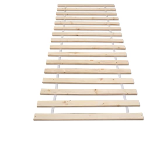 RILOOP Rolllattenrost Lattenrost Rollrost Holzlatten Bettrost Latten versch. Modelle (80 x 200 cm,11 Latten (Basic A)) von RILOOP