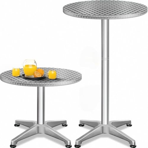 RILOOP Stehtisch Bistrotisch Partytisch Höhenverstellbar Biertisch Alu Rund Gartentisch RILOOP Stehtisch Bistrotisch Partytisch Höhenverstellbar Biertisch Alu Rund Gartentisch von RILOOP