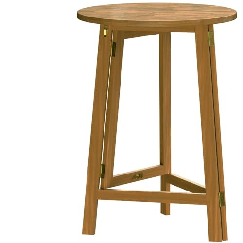 RILOOP Stehtisch Partytisch Bistrotisch Klappbar Holz Rund Klapptisch Bartisch von RILOOP
