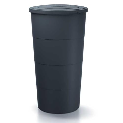 Regenwassertonne Regentonne Regenbehälter Regentank Anthrazit oder Grau (200L anthrazit) von RILOOP