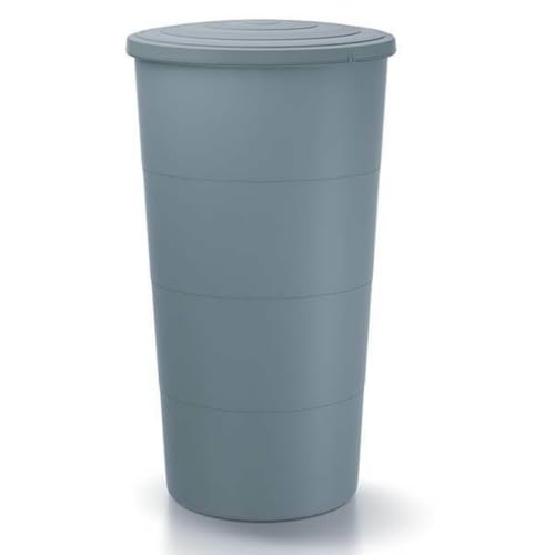 Regenwassertonne Regentonne Regenbehälter Regentank Anthrazit oder Grau (200L grau) von RILOOP