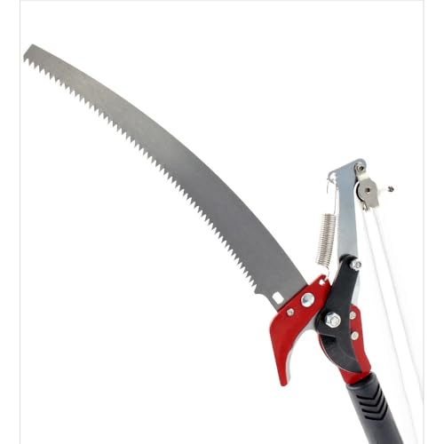Teleskop Astsäge 100-200cm Teleskopsäge Astschere Seilzug Gartensäge von RILOOP
