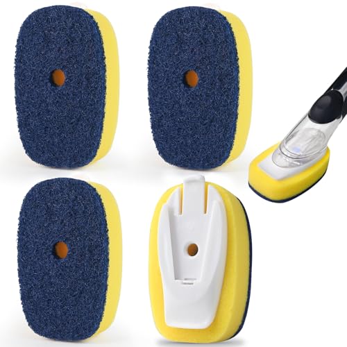 Schwammbürsten-Nachfüller für OXO Spülbürste, 4 Stück, Seifenspender-Ersatzkopf für Schrubber, Schwamm-Ersatzkopf passend für Seifenspendergriff Schwammbürsten-Nachfüller für OXO Spülbürste, 4 Stück, Seifenspender-Ersatzkopf für Schrubber, Schwamm-Ersatzkopf passend für Seifenspendergriff von RIMAY