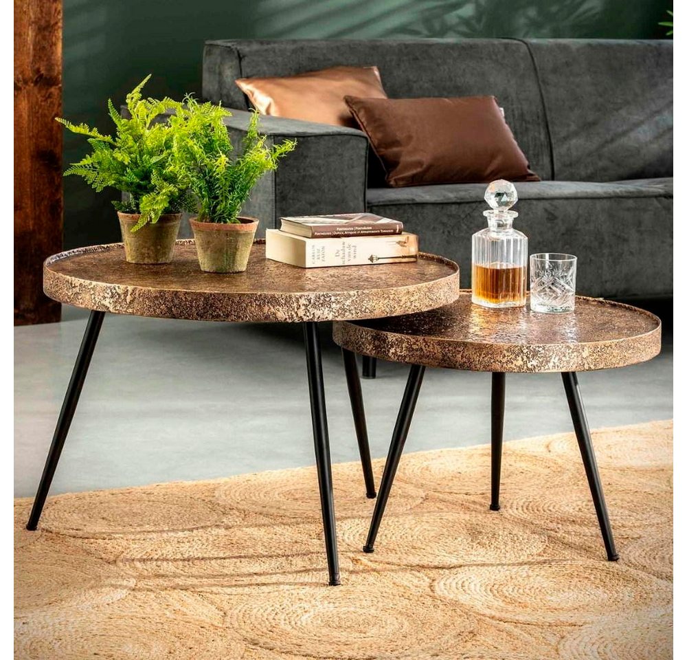 RINGO-Living Couchtisch RINGO-Living Couchtisch Alaula in bronzener Metall Optik 2er Set RINGO-Living Couchtisch RINGO-Living Couchtisch Alaula in bronzener Metall Optik 2er Set von RINGO-Living