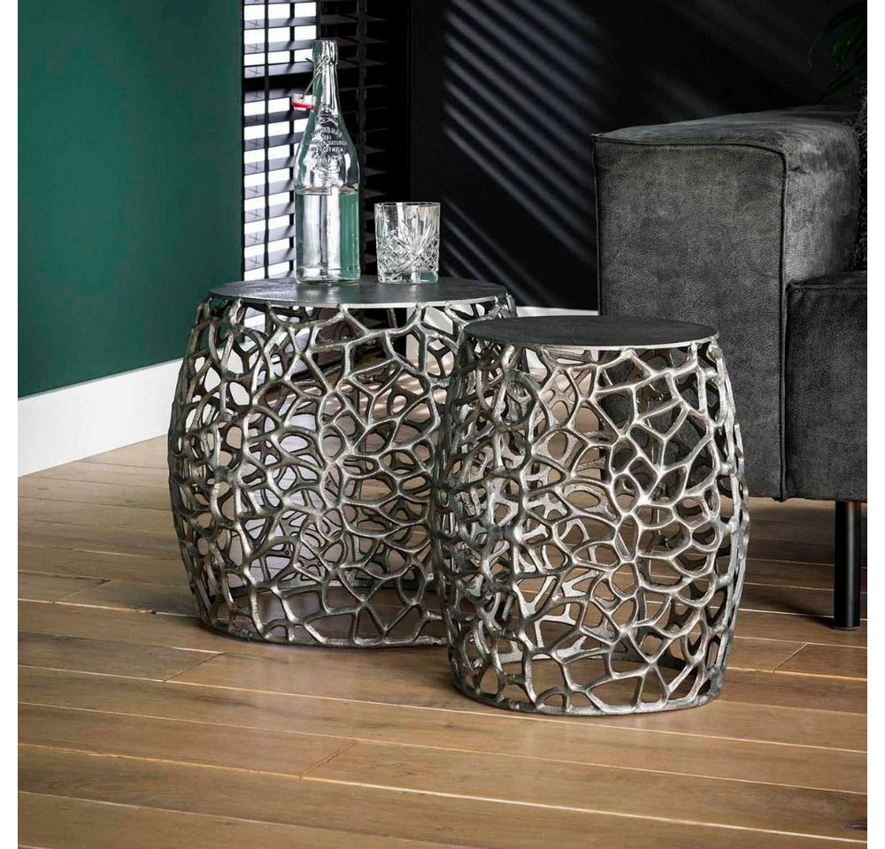 RINGO-Living Couchtisch RINGO-Living Metall Beistelltisch Manula in Silber-matt 2er Set RINGO-Living Couchtisch RINGO-Living Metall Beistelltisch Manula in Silber-matt 2er Set von RINGO-Living
