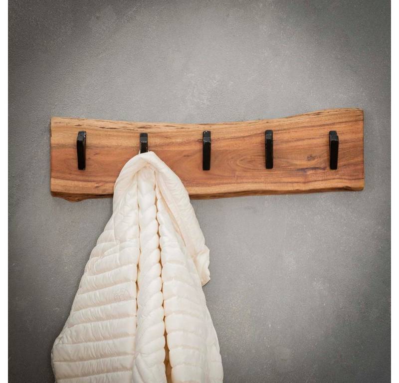 RINGO-Living Kleiderständer RINGO-Living Massivholz Garderobe Mata in Natur-hell und Schwarz-matt RINGO-Living Kleiderständer RINGO-Living Massivholz Garderobe Mata in Natur-hell und Schwarz-matt von RINGO-Living