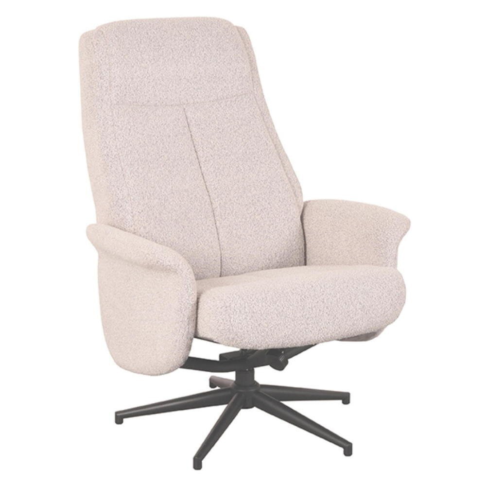 RINGO-Living Sessel Bertil in Creme Boucle exkl. Hocker von RINGO-Living