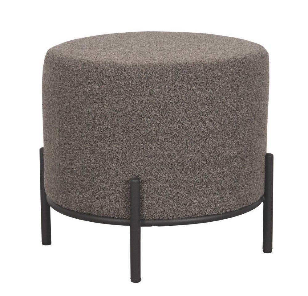 RINGO-Living Stuhl Hocker Healani in Braun aus Stoff 410x460mm, Möbel von RINGO-Living