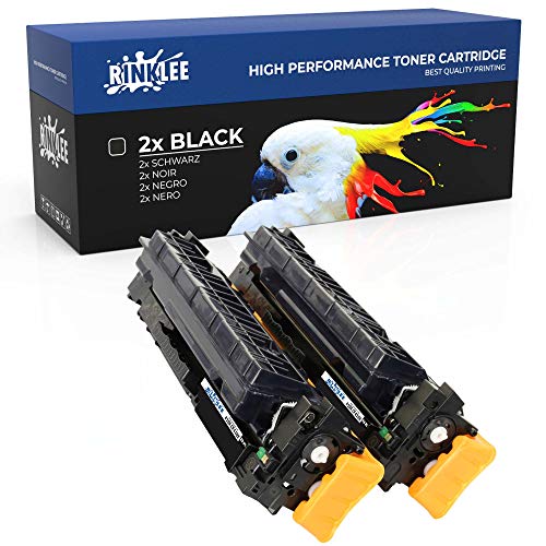 RINKLEE CF410X 410X 410A Tonerkartusche kompatibel für HP Color Laserjet Pro M452dn M452nw M452dw MFP M377dw M477fdn M477fdw M477fnw | hohe Reichweite 6500 Seiten | Schwarz, 2er-Pack von RINKLEE