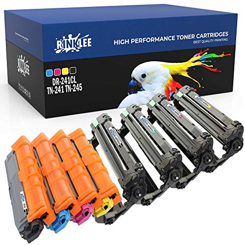 RINKLEE DR-241CL TN241 TN245 Trommel & 4 Toner kompatibel für Brother DCP-9015CDW DCP-9020CDW MFC-9140CDN MFC-9330CDW MFC-9340CDW HL-3140CW HL-3150CDW HL-3170CDW RINKLEE DR-241CL TN241 TN245 Trommel & 4 Toner kompatibel für Brother DCP-9015CDW DCP-9020CDW MFC-9140CDN MFC-9330CDW MFC-9340CDW HL-3140CW HL-3150CDW HL-3170CDW von RINKLEE