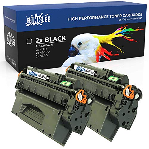 RINKLEE Q5949X Q7553X Tonerkartusche kompatibel für HP LaserJet 3390 3392 1320 1320n 1320tn 1320nw M2727nf M2727nfs MFP P2014 P2015 P2015d P2015dn P2015x | hohe Reichweite 7000 Seiten Schwarz 2er-Pack von RINKLEE