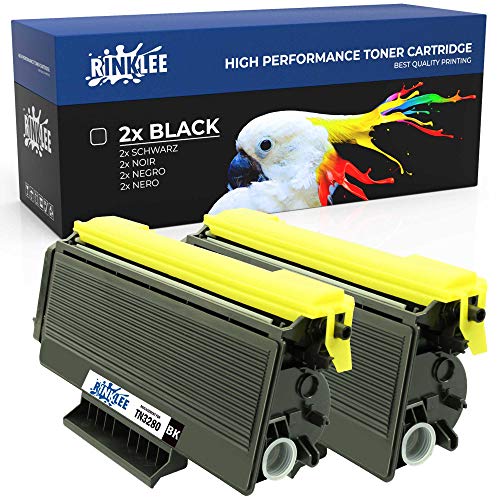 RINKLEE TN3280 Tonerkartusche kompatibel für Brother DCP-8070D DCP-8085DN HL-5340D HL-5350DN HL-5370DW MFC-8370DN MFC-8380DN MFC-8880DN MFC-8890DW | hohe Reichweite 8000 Seiten | Schwarz, 2er-Pack RINKLEE TN3280 Tonerkartusche kompatibel für Brother DCP-8070D DCP-8085DN HL-5340D HL-5350DN HL-5370DW MFC-8370DN MFC-8380DN MFC-8880DN MFC-8890DW | hohe Reichweite 8000 Seiten | Schwarz, 2er-Pack von RINKLEE