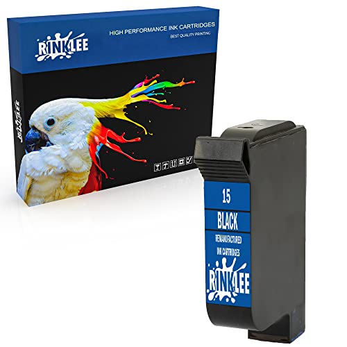RINKLEE Wiederaufbereitete Tintenpatrone für HP 15 XL kompatibel mit HP Deskjet 816c 825c 825cvr 825cxi 827 840c 841c 842c 843c 845c 845cse 845cvr 845cxi 848c | Schwarz RINKLEE Wiederaufbereitete Tintenpatrone für HP 15 XL kompatibel mit HP Deskjet 816c 825c 825cvr 825cxi 827 840c 841c 842c 843c 845c 845cse 845cvr 845cxi 848c | Schwarz von RINKLEE